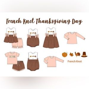 Size 3T girl Thanksgiving bubble and undershirt